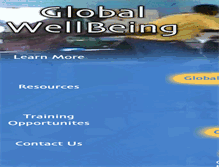 Tablet Screenshot of global-wellbeing.org